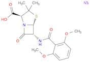 sodium 6-(2,6-dimethoxybenzamido)penicillanate
