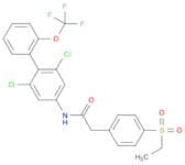 N-[2,6-dichloro-2'-(trifluoromethoxy)-[1,1'-biphenyl]-4-yl]-2-[4-(ethanesulfonyl)phenyl]acetamide