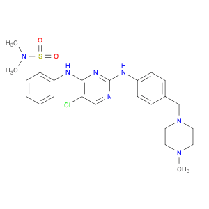 2-​[[5-​Chloro-​2-​[[4-​[(4-​methyl-​1-​piperazinyl)​methyl]​phenyl]​amino]​-​4-​pyrimidinyl]​amin…