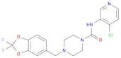N-(4-Chloropyridin-3-yl)-4-((2,2-difluorobenzo[d][1,3]dioxol-5-yl)methyl)piperazine-1-carboxamide