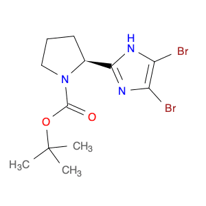 tert-butyl 2-(4,5-dibromo-1H-imidazol-2-yl)pyrrolidine-1-carboxylate