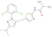 N-(5-(1-(2,6-Dichlorophenyl)-3-(difluoromethyl)-1H-pyrazol-5-yl)thiazol-2-yl)isobutyramide