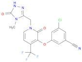 3-Chloro-5-[[1-[(4,5-dihydro-4-methyl-5-oxo-1H-1,2,4-triazol-3-yl)methyl]-1,2-dihydro-2-oxo-4-(tri…