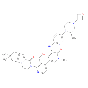 2-[1,6-Dihydro-3'-(hydroxymethyl)-1-methyl-5-[[5-[(2S)-2-methyl-4-(3-oxetanyl)-1-piperazinyl]-2-py…