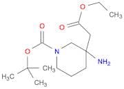 tert-butyl 3-aMino-3-(2-ethoxy-2-oxoethyl)piperidine-1-carboxylate