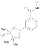 N-Methyl-4-(4,4,5,5-tetraMethyl-1,3,2-dioxaborolan-2-yl)pyridin-2-carboxaMide