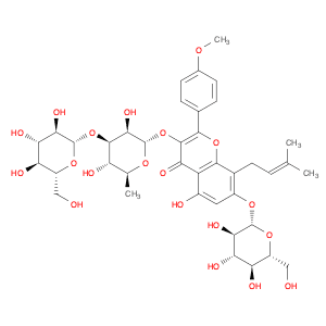 3-[(6-Deoxy-3-O-β-D-glucopyranosyl-α-L-mannopyranosyl)oxy]-7-(β-D-glucopyranosyloxy)-5-hydroxy-2-(…