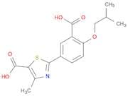 2-[3-Carboxy-4-(2-methylpropoxy)phenyl]-4-methyl-5-thiazolecarboxylic Acid