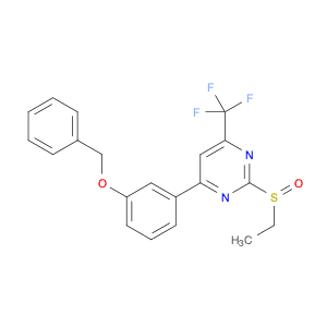 (4-(3-Benzyloxyphenyl)-2-ethylsulfinyl-6-(trifluoromethyl)pyrimidine