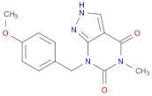 7-(4-Methoxybenzyl)-5-methyl-2H-pyrazolo[3,4-d]pyrimidine-4,6(5H,7H)-dione
