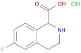 6-FLUORO-1,2,3,4-TETRAHYDRO-ISOQUINOLINE-1-CARBOXYLIC ACID HYDROCHLORIDE