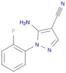 5-Amino-1-(2-fluorophenyl)-1H-pyrazole-4-carbonitrile