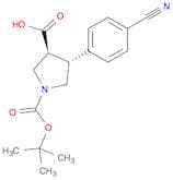 Boc-(+/-)-trans-4-(4-cyano-phenyl)-pyrrolidine-3-carboxylic acid
