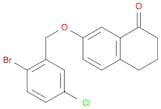 7-((2-Bromo-5-chlorobenzyl)oxy)-3,4-dihydronaphthalen-1(2H)-one