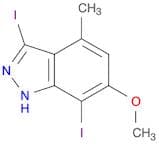 3,7-Diiodo-6-methoxy-4-methyl-1H-indazole