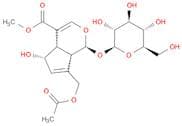 (1S)-1α-(β-D-Glucopyranosyloxy)-5β-hydroxy-7-(acetoxymethyl)-1,4aα,5,7aα-tetrahydrocyclopenta[c]py…