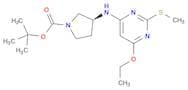 (S)-3-(6-Ethoxy-2-methylsulfanyl-pyrimidin-4-ylamino)-pyrrolidine-1-carboxylic acid tert-butyl est…