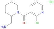 (2-Aminomethyl-piperidin-1-yl)-(2-chloro-pyridin-3-yl)-methanone hydrochloride