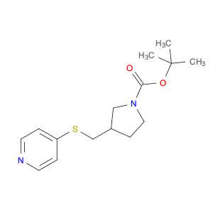 3-(Pyridin-4-ylsulfanylmethyl)-pyrrolidine-1-carboxylic acid tert-butyl ester
