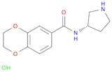 (S)-N-(Pyrrolidin-3-yl)-2,3-dihydrobenzo[b][1,4]dioxine-6-carboxamide hydrochloride
