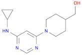 [1-(6-Cyclopropylamino-pyrimidin-4-yl)-piperidin-4-yl]-methanol