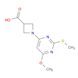 1-(6-Methoxy-2-methylsulfanyl-pyrimidin-4-yl)-azetidine-3-carboxylic acid