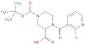 4-(tert-Butoxycarbonyl)-1-(2-chloronicotinoyl)piperazine-2-carboxylic acid