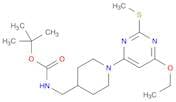 [1-(6-Ethoxy-2-methylsulfanyl-pyrimidin-4-yl)-piperidin-4-ylmethyl]-carbamic acid tert-butyl ester