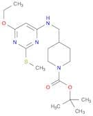 4-[(6-Ethoxy-2-methylsulfanyl-pyrimidin-4-ylamino)-methyl]-piperidine-1-carboxylic acid tert-butyl…
