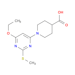 1-(6-Ethoxy-2-methylsulfanyl-pyrimidin-4-yl)-piperidine-4-carboxylic acid