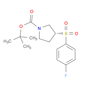 (R)-3-(4-Fluoro-benzenesulfonyl)-pyrrolidine-1-carboxylic acid tert-butyl ester