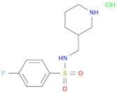 4-Fluoro-N-piperidin-3-ylmethyl-benzenesulfonamide hydrochloride