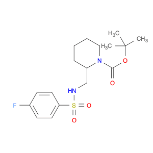 2-[(4-Fluoro-benzenesulfonylamino)-methyl]-piperidine-1-carboxylic acid tert-butyl ester