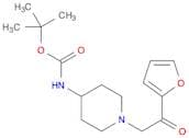 tert-Butyl (1-(2-(furan-2-yl)-2-oxoethyl)piperidin-4-yl)carbamate