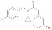 N-(4-Chlorobenzyl)-N-cyclopropyl-2-(3-hydroxypiperidin-1-yl)acetamide