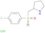 2-(((4-Fluorophenyl)sulfonyl)methyl)pyrrolidine hydrochloride