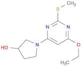 1-(6-Ethoxy-2-methylsulfanyl-pyrimidin-4-yl)-pyrrolidin-3-ol