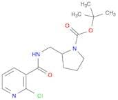 tert-Butyl 2-((2-chloronicotinamido)methyl)pyrrolidine-1-carboxylate