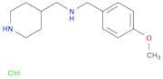 (4-Methoxy-benzyl)-piperidin-4-ylMethyl-aMine hydrochloride