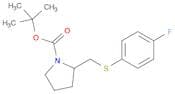 tert-Butyl 2-(((4-fluorophenyl)thio)methyl)pyrrolidine-1-carboxylate