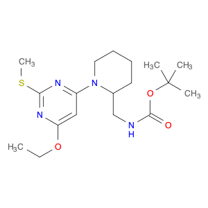 [1-(6-Ethoxy-2-methylsulfanyl-pyrimidin-4-yl)-piperidin-2-ylmethyl]-carbamic acid tert-butyl ester
