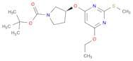 (S)-tert-Butyl 3-((6-ethoxy-2-(methylthio)pyrimidin-4-yl)oxy)pyrrolidine-1-carboxylate