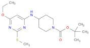 tert-Butyl 4-((6-ethoxy-2-(methylthio)pyrimidin-4-yl)amino)piperidine-1-carboxylate