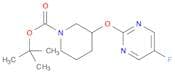 1-Piperidinecarboxylic acid, 3-[(5-fluoro-2-pyrimidinyl)oxy]-, 1,1-dimethylethyl ester