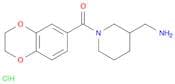 (3-Aminomethyl-piperidin-1-yl)-(2,3-dihydro-benzo[1,4]dioxin-6-yl)-methanone hydrochloride
