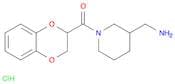 (3-Aminomethyl-piperidin-1-yl)-(2,3-dihydro-benzo[1,4]dioxin-2-yl)-methanone hydrochloride