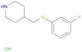 4-(3-Fluoro-phenylsulfanylmethyl)-piperidine hydrochloride