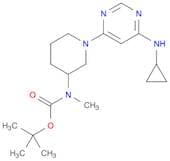 [1-(6-Cyclopropylamino-pyrimidin-4-yl)-piperidin-3-yl]-methyl-carbamic acid tert-butyl ester