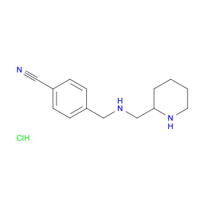 4-{[(Piperidin-2-ylmethyl)-amino]-methyl}-benzonitrile hydrochloride
