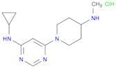 N-cyclopropyl-6-[4-(methylamino)piperidin-1-yl]pyrimidin-4-amine hydrochloride